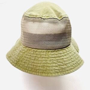 Dorfman Pacific DPC Bucket Hat Size M Khaki Green Vented Outdoor Fishing Hiking